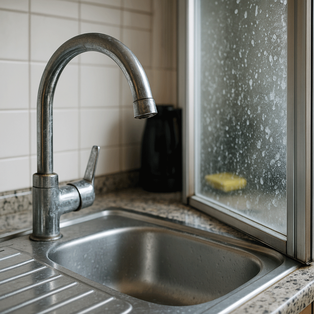 Control de cal en el agua con Humix - grifo con cal